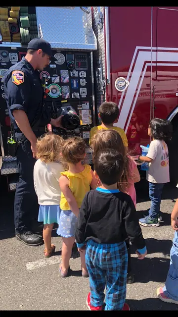 A visit from the fire department